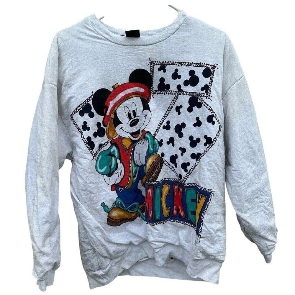Vintage‎ 90s Mickey Unlimited Jerry Leigh Disney Sweatshirt Large USA Made